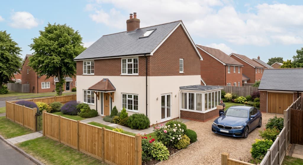 CGI New Build House - Photorealistic Architectural Visualisation